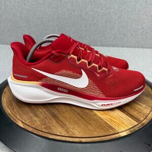 Nike Air Zoom Pegasus 41 San Francisco 49ers Men's 10.5 Shoes Running NFL Red